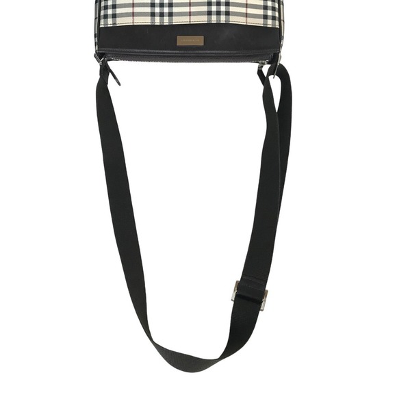 Burberry Nova Check Crossbody Shoulder Bag Canvas Beige Brown - Picture 14 of 16